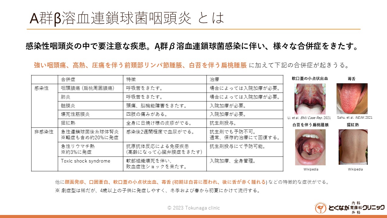 溶連菌感染症 とは？ - とくなが内科胃腸科外科クリニック | 熊本市 東