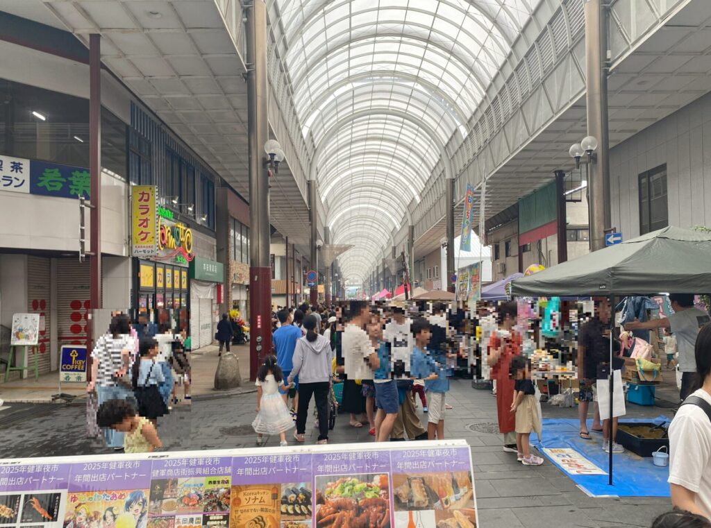 健軍夜市 の画像