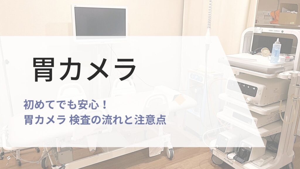 胃カメラ　検査の画像